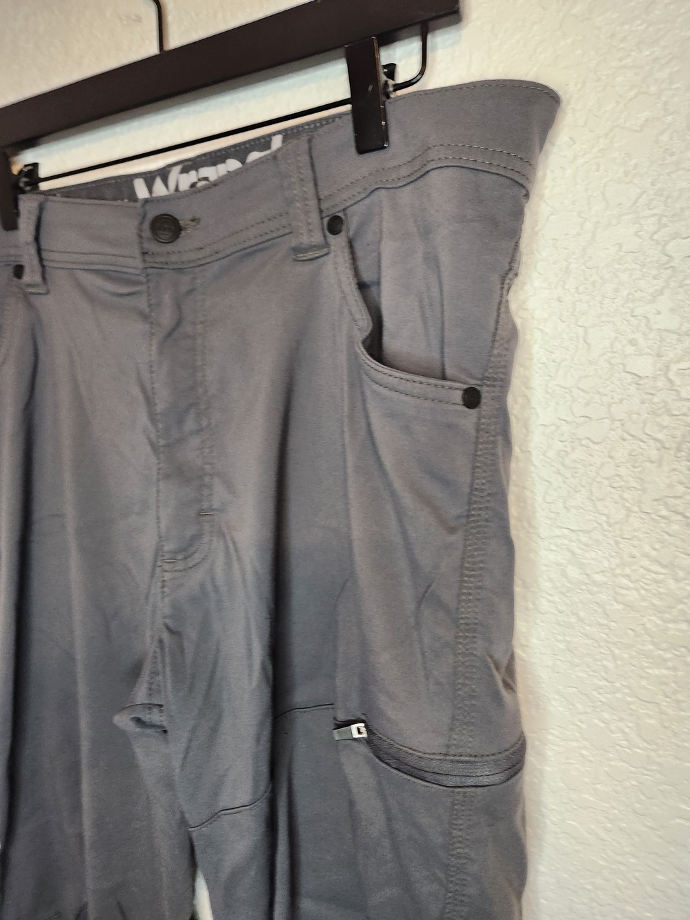 Wrangler men's gray utility pants All terrain x gear 36x32 - Picture 7 of 16